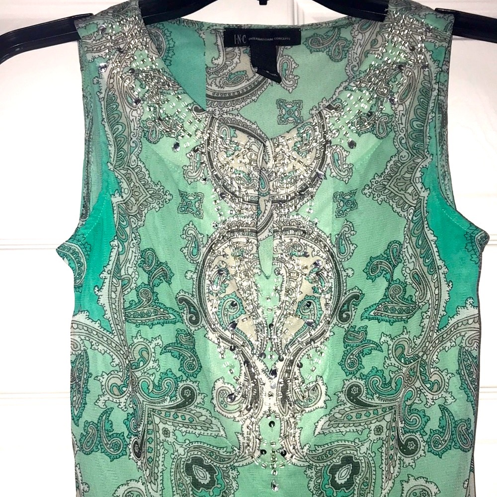 Beautiful fancy tunic top for wedding or shower Beaded
